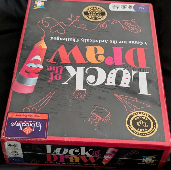 NEW Sealed Luck of the Draw Board Game For The Artistically Challenged Ages 10+ - Picture 7 of 7